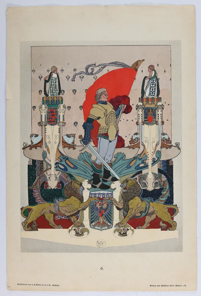 Große Abbildung Nr.2: 143-4562 Uhler, Heinrich: (Künstlergraphik)