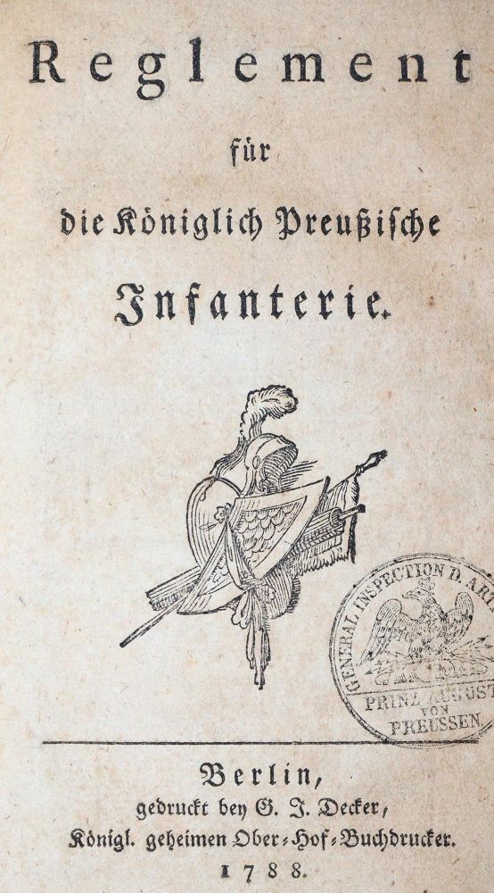 Große Abbildung Nr.1: 143-459 Reglement: (Militaria, Preussen)