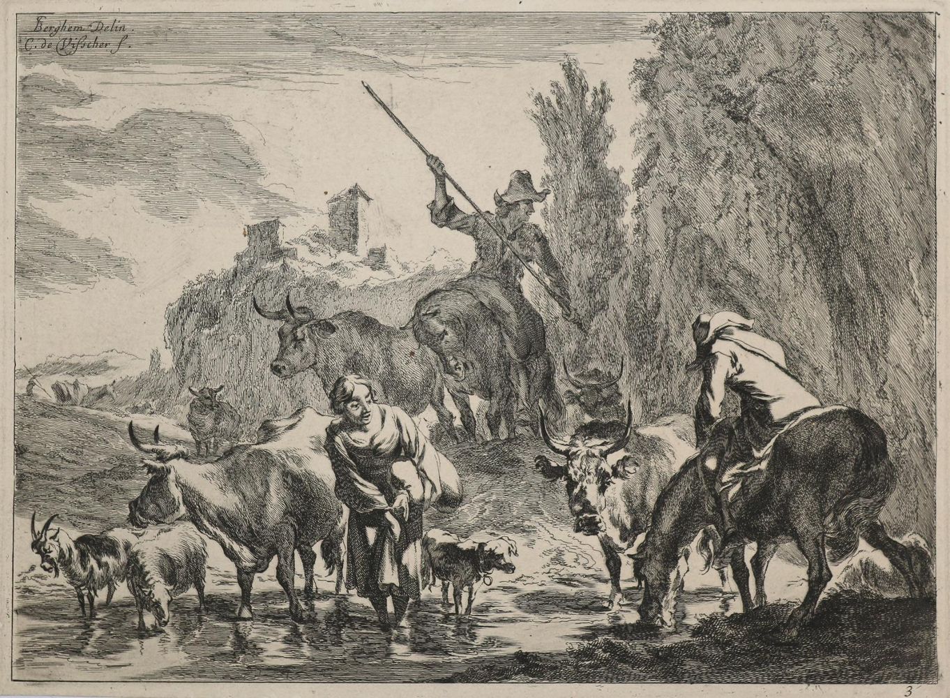Große Abbildung Nr.1: 143-4590 Visscher II, Cornelis: (Künstlergraphik)