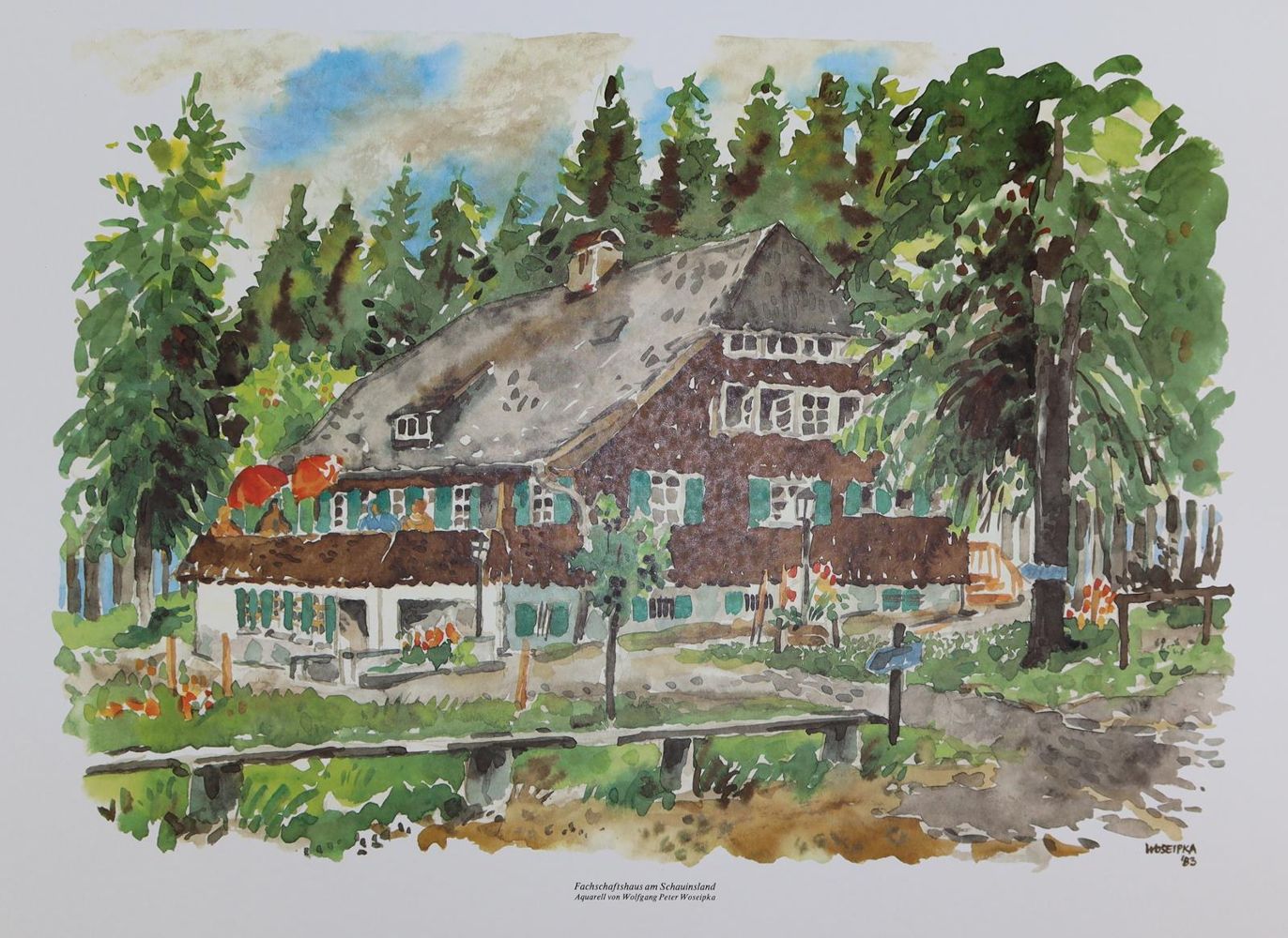 Große Abbildung Nr.2: 143-4631 Woseipka, Wolfgang Peter: (Künstlergraphik)