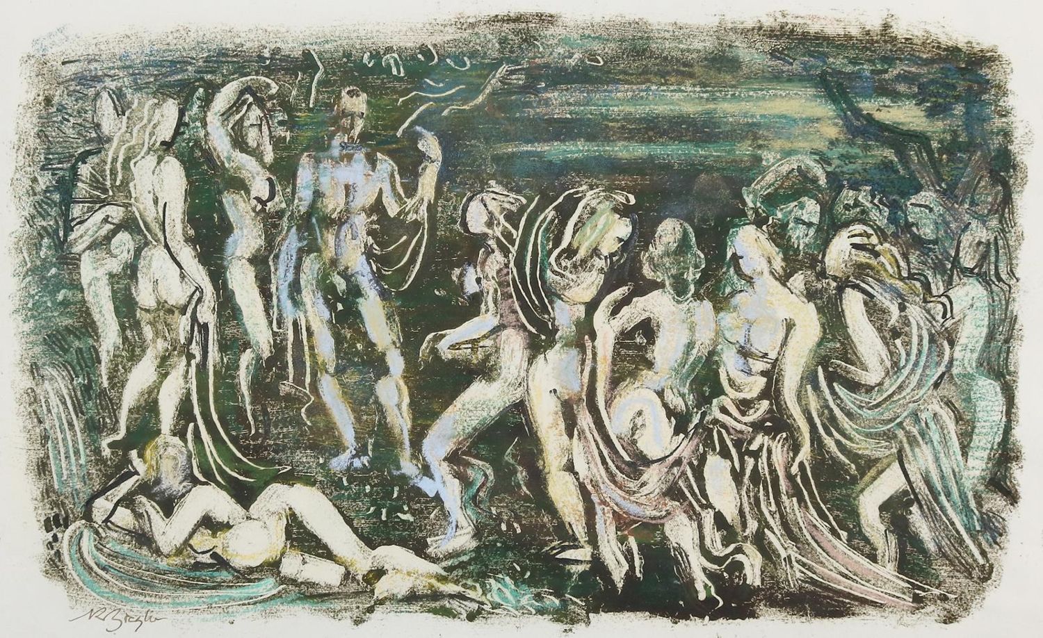 Große Abbildung Nr.1: 143-4646 Ziegler, Richard: (Künstlergraphik)