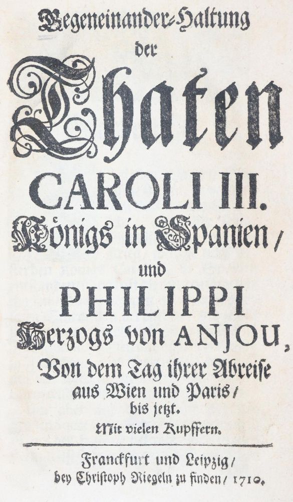 Große Abbildung Nr.1: 143-465 Spanischer Erbfolgekrieg.: (Militaria)