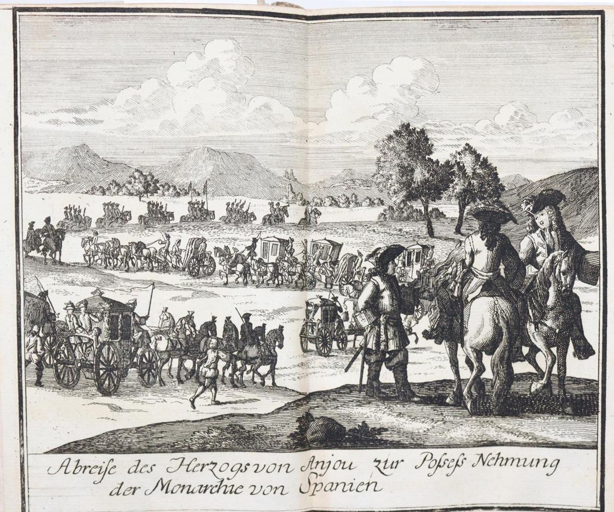 Große Abbildung Nr.4: 143-465 Spanischer Erbfolgekrieg.: (Militaria)