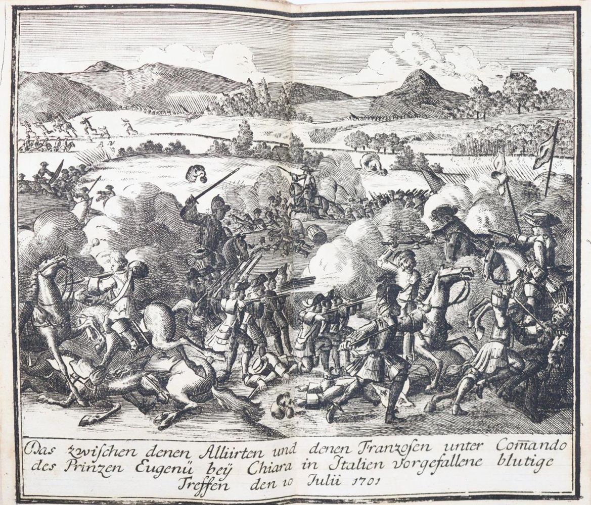 Große Abbildung Nr.6: 143-465 Spanischer Erbfolgekrieg.: (Militaria)