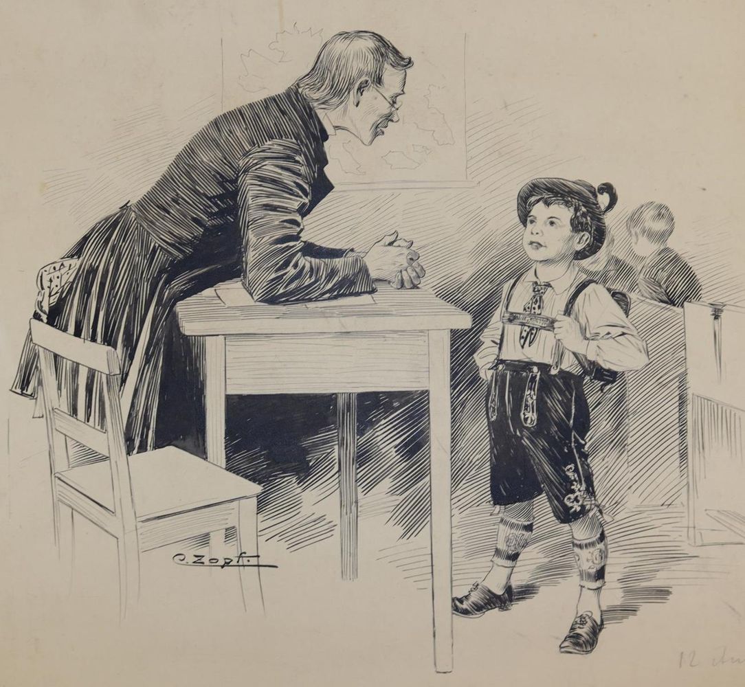 Große Abbildung Nr.1: 143-4663 Zopf, Carl: (Künstlergraphik)