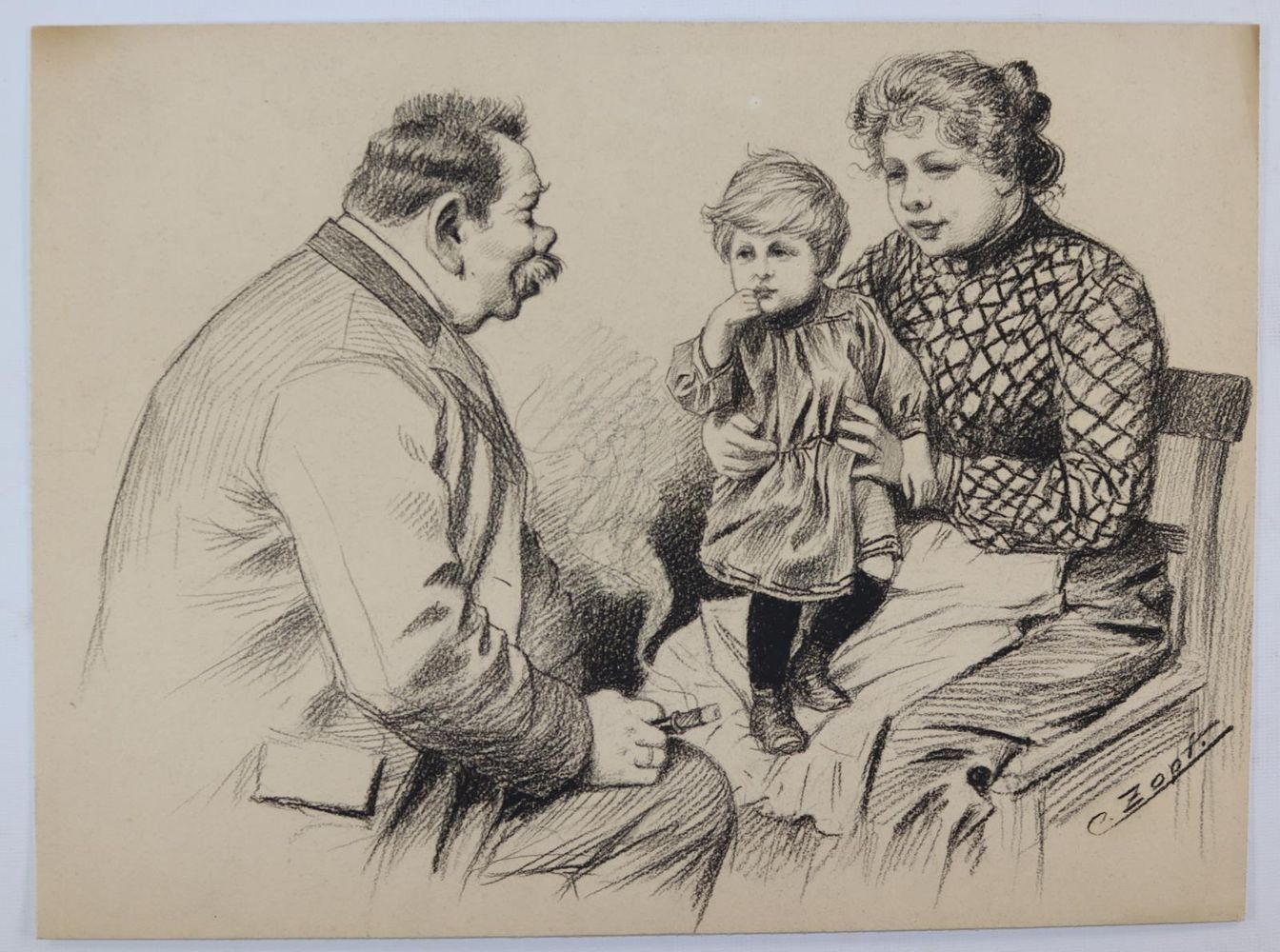 Große Abbildung Nr.10: 143-4663 Zopf, Carl: (Künstlergraphik)