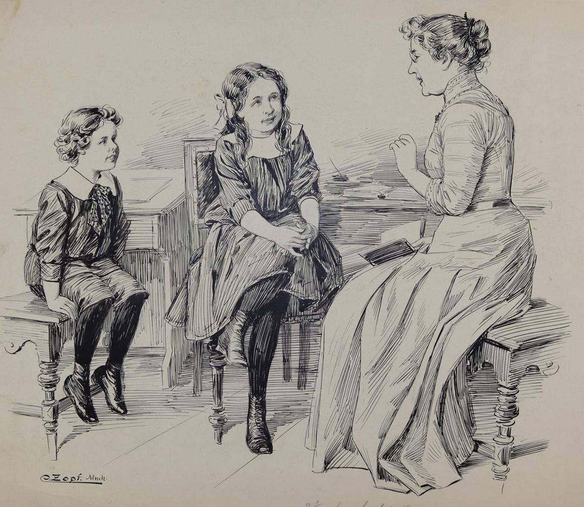 Große Abbildung Nr.7: 143-4663 Zopf, Carl: (Künstlergraphik)