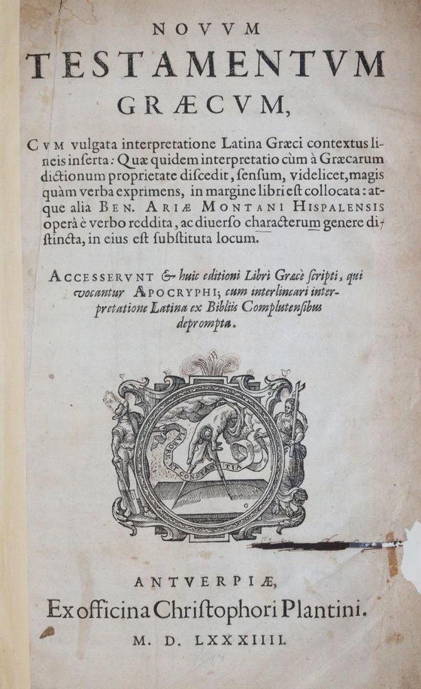 Große Abbildung Nr.1: 143-47 Biblia polyglotta.: (Bibeln)