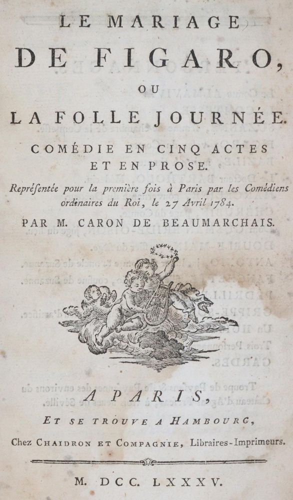 Große Abbildung Nr.1: 143-476 Caron de Beaumarchais,(P.A.).: (Musik)