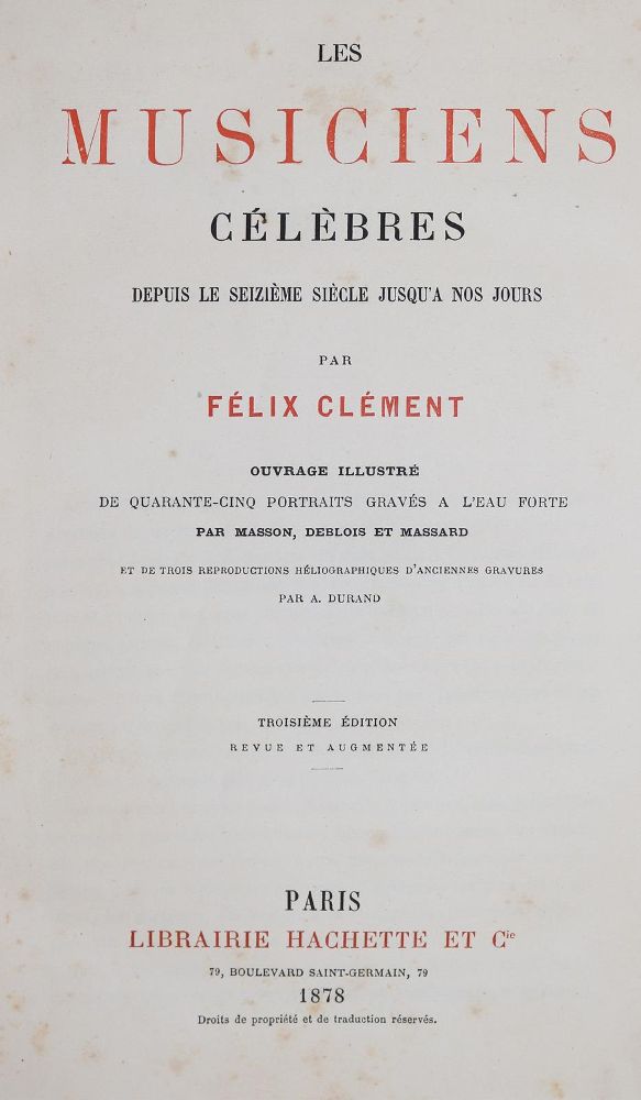 Große Abbildung Nr.2: 143-477 Clement,F.: (Musik)