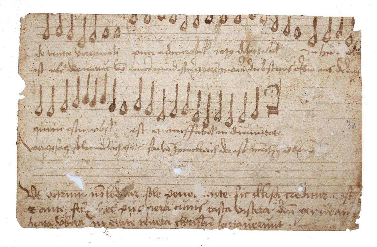 Große Abbildung Nr.6: 143-480 Musikmanuskript.: (Musik, Handschriften)