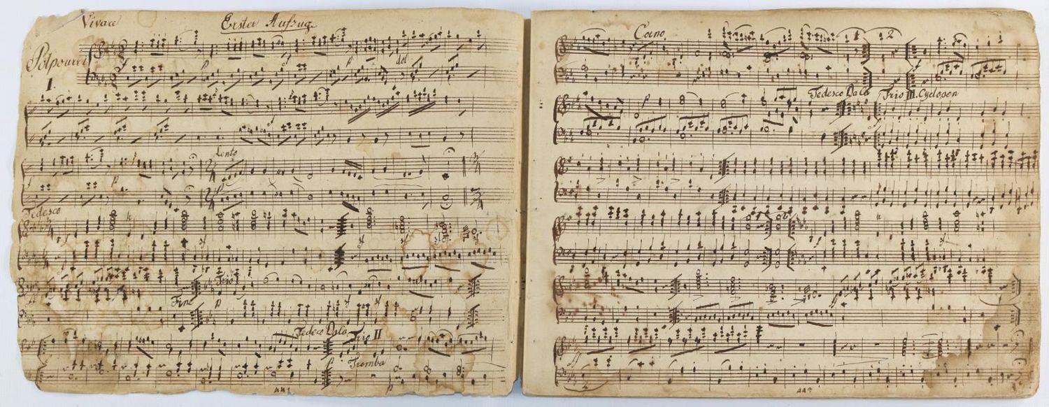 Große Abbildung Nr.1: 143-483 Stegmayer,M.: (Musik, Handschriften)