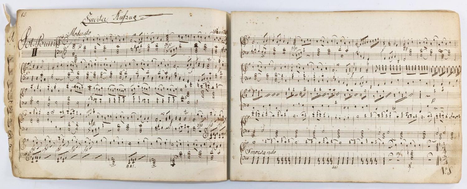 Große Abbildung Nr.21: 143-483 Stegmayer,M.: (Musik, Handschriften)