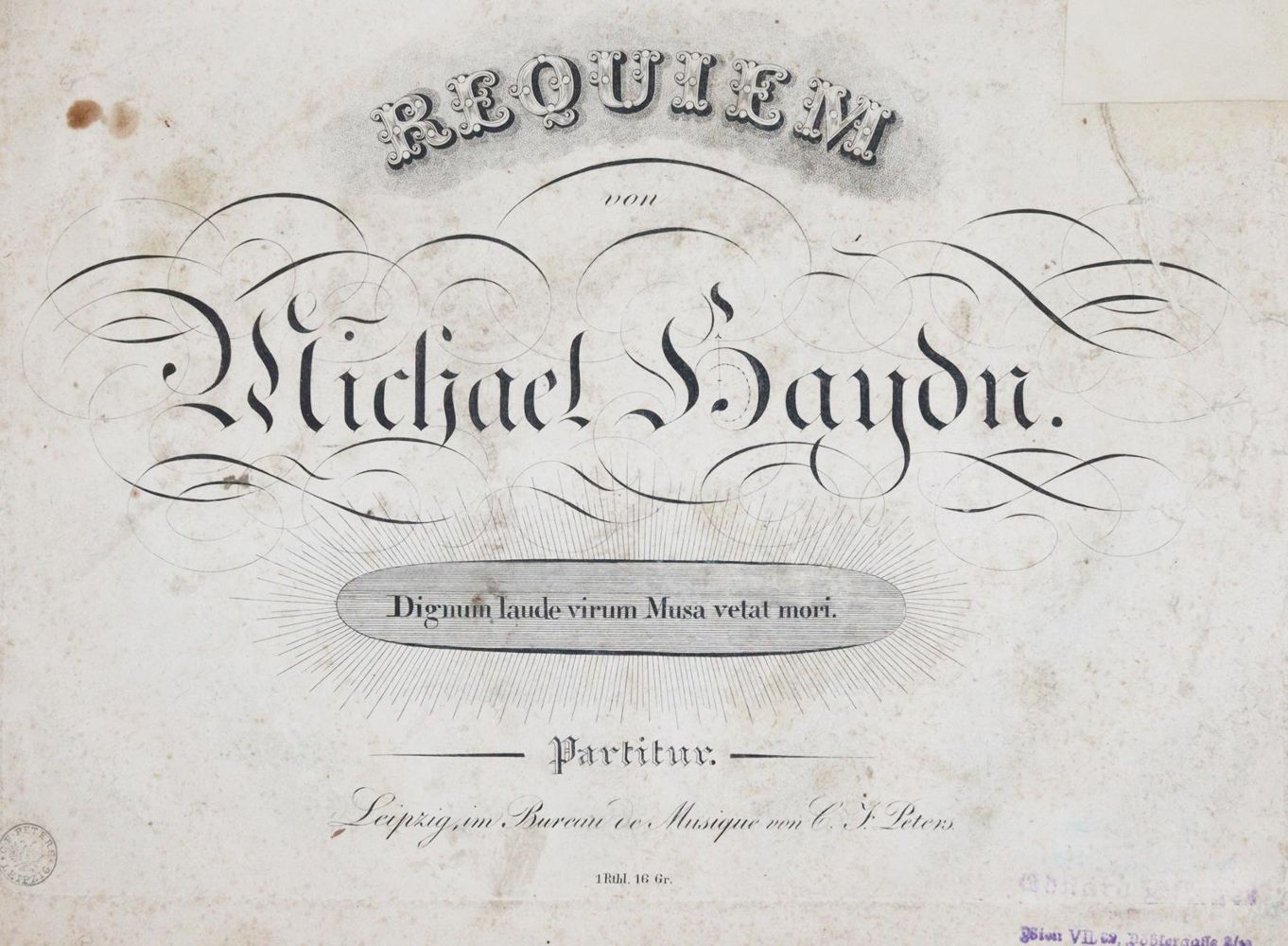 Große Abbildung Nr.1: 143-484 Haydn,M.: (Musik)
