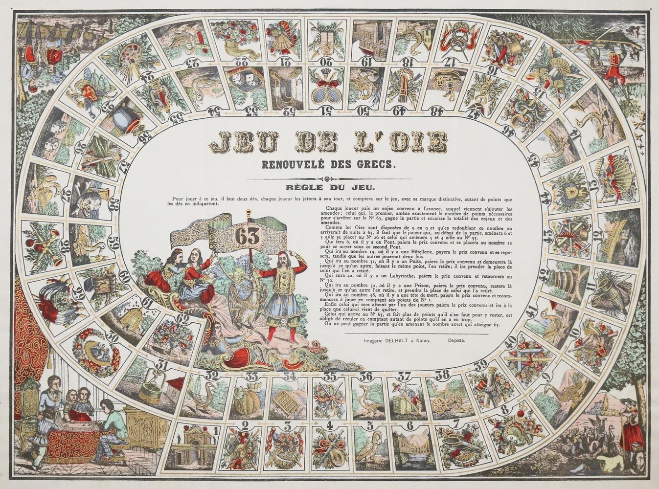 Große Abbildung Nr.1: 143-531 Spielpläne.: (Spiele)