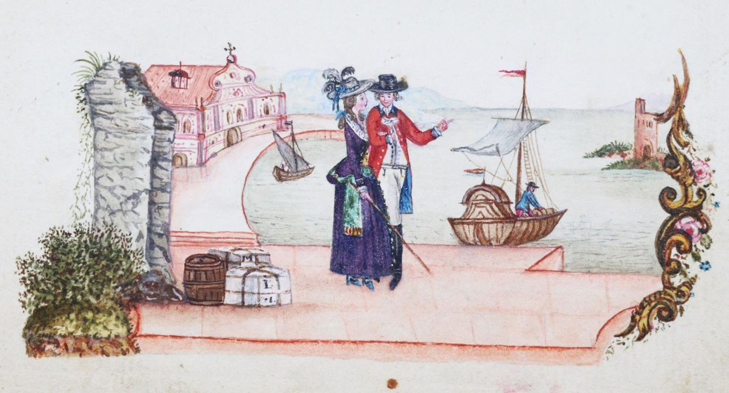 Große Abbildung Nr.4: 143-535 Stammbuch.: (Stammbücher)
