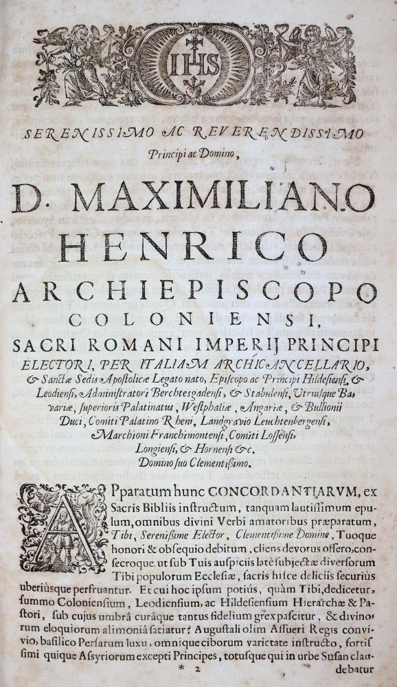 Große Abbildung Nr.1: 143-55 (Concordantiae Bibliorum: (Bibeln, Konkordanz)