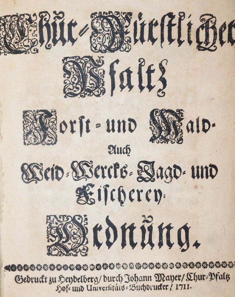 Große Abbildung Nr.1: 143-552 Chur-Fürstlicher Pfaltz: (Jagd, Pfalz)