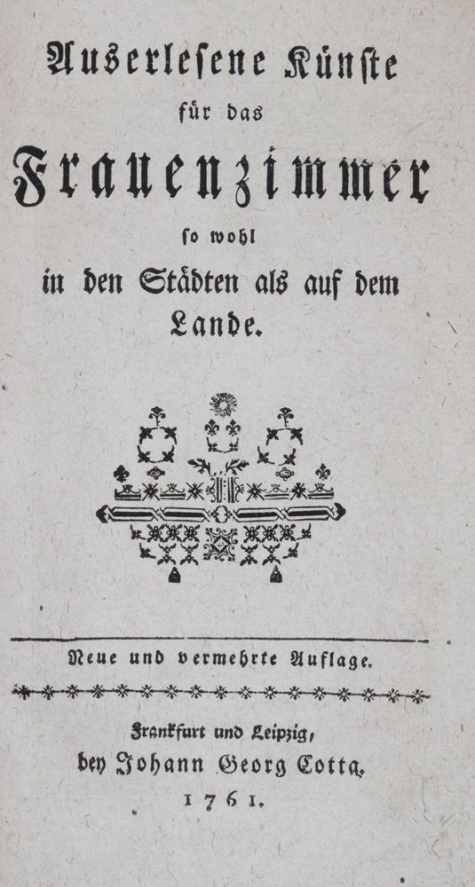 Große Abbildung Nr.1: 143-557 Auserlesene Künste: (Küche und Haushalt)