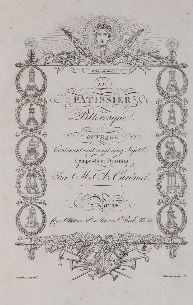 Große Abbildung Nr.1: 143-562 Careme,A.: (Küche und Haushalt, Bäckerei und Konditorei)