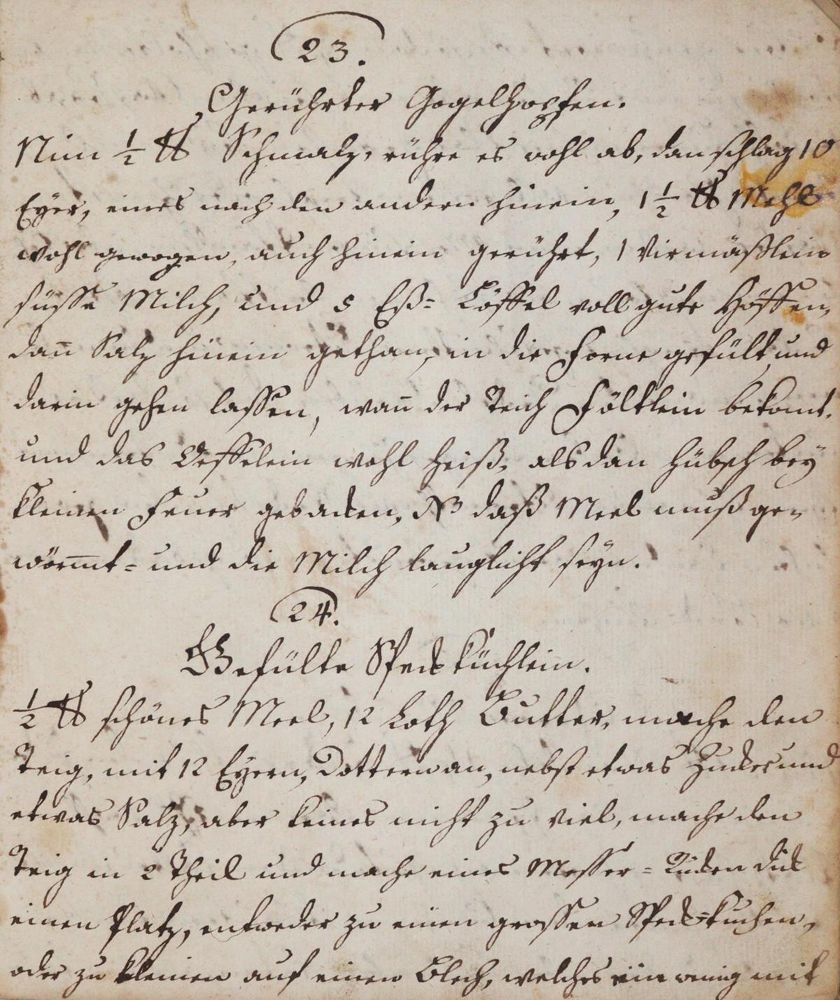 Große Abbildung Nr.1: 143-563 Holtzmann,E.S.: (Küche und Haushalt, Bäckerei und Konditorei, Handschriften)