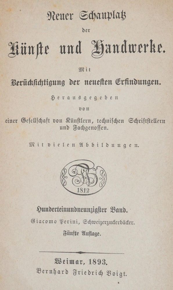 Große Abbildung Nr.6: 143-569 Perini,G.: (Küche und Haushalt, Bäckerei und Konditorei)
