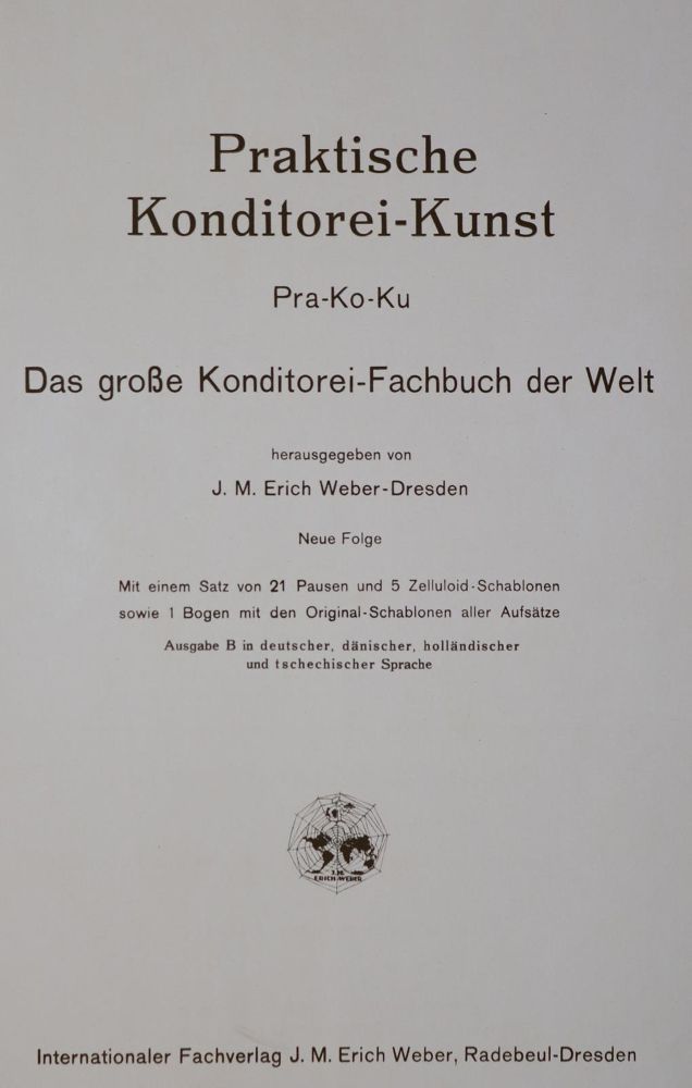 Große Abbildung Nr.1: 143-572 Weber,J.M.E.: (Küche und Haushalt, Bäckerei und Konditorei)