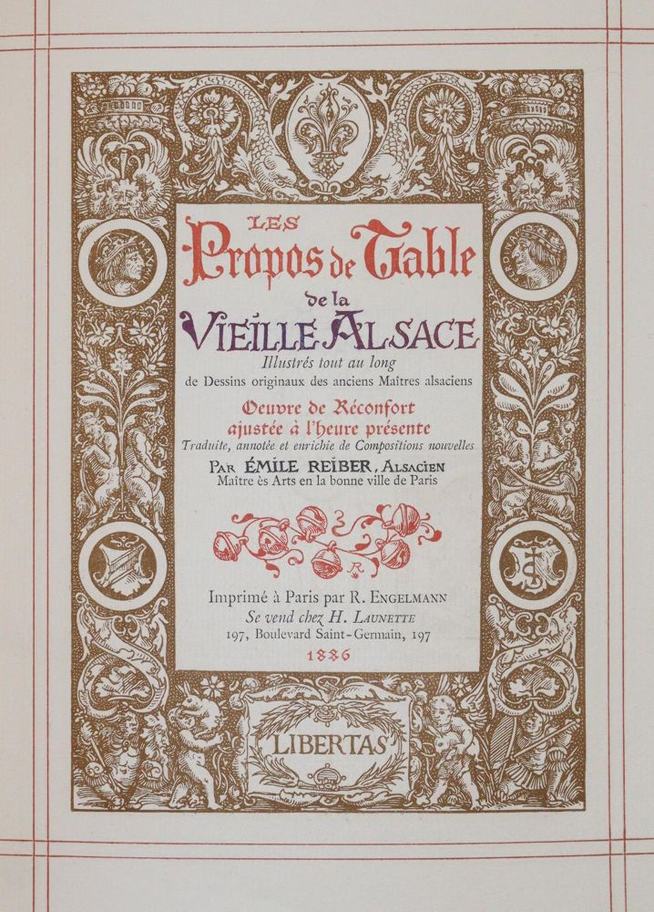 Große Abbildung Nr.1: 143-575 Reiber,E.: (Küche und Haushalt, Elsass)