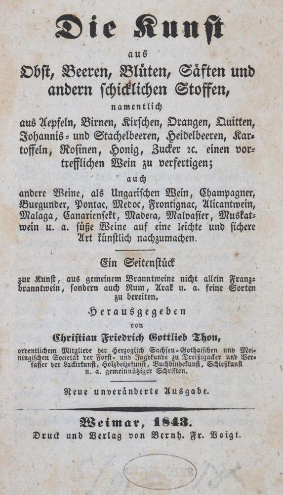 Große Abbildung Nr.1: 143-599 Thon,C.F.G.: (Küche und Haushalt, Getränke)