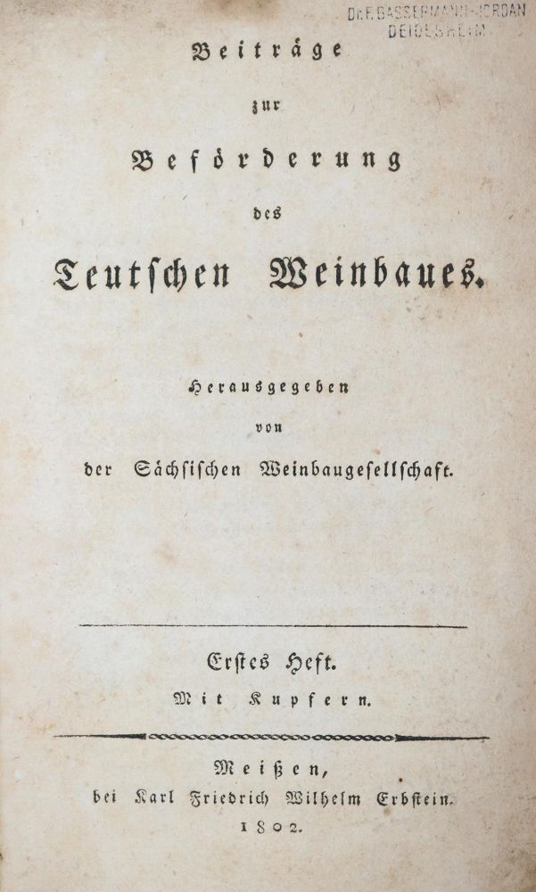 Große Abbildung Nr.1: 143-604 Beiträge: (Küche und Haushalt, Getränke, Wein)