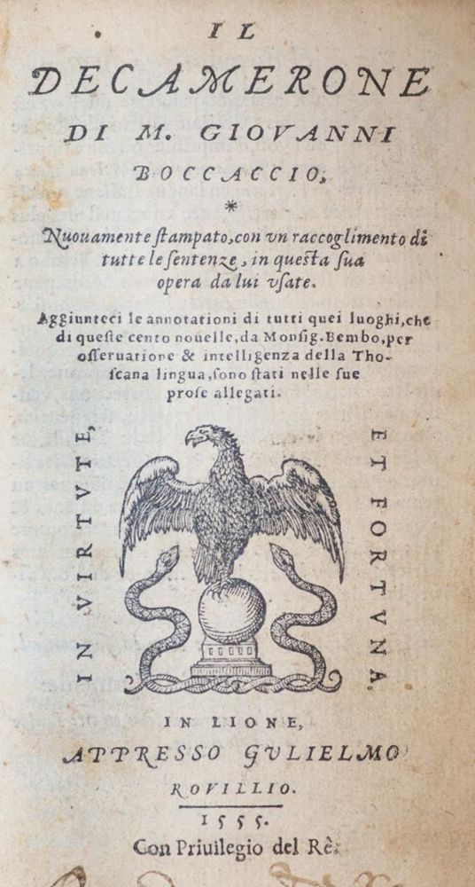 Große Abbildung Nr.1: 143-63 Boccaccio,G.: (Alte Drucke, Handschriften und Theologie)
