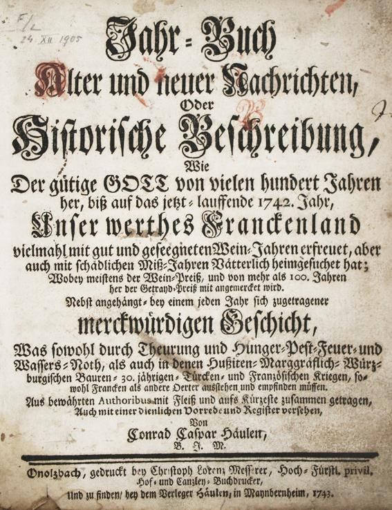 Große Abbildung Nr.1: 143-634 Häulen,C.C.: (Küche und Haushalt, Getränke, Wein)