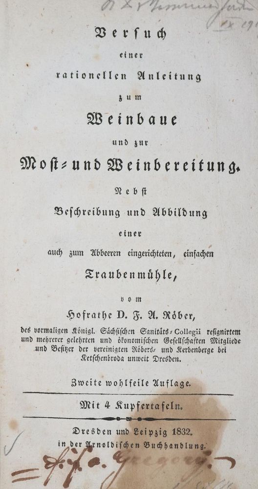 Große Abbildung Nr.1: 143-655 Röber,D.: (Küche und Haushalt, Getränke, Wein)