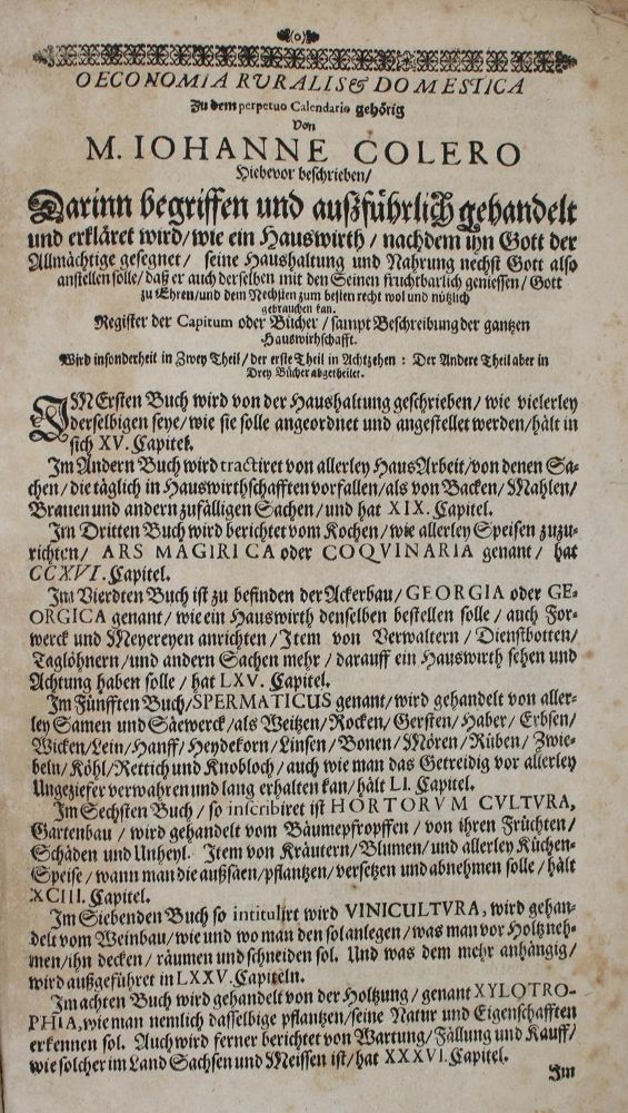 Große Abbildung Nr.2: 143-668 Colerus,J.: (Küche und Haushalt, Haushalt)