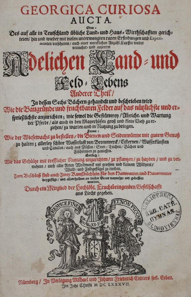 Große Abbildung Nr.1: 143-674 (Hohberg,W.H.v.).: (Küche und Haushalt, Haushalt)