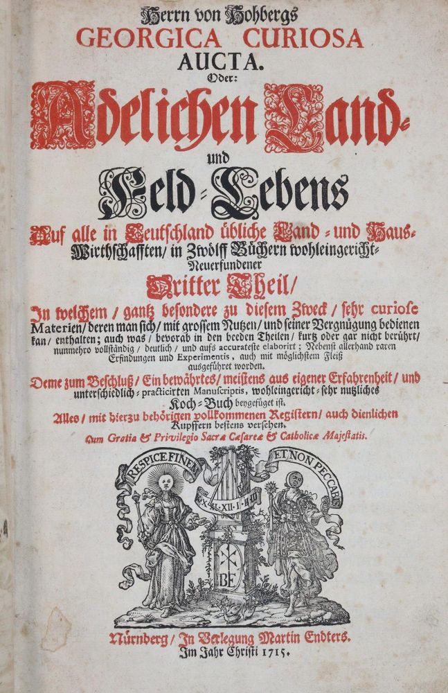 Große Abbildung Nr.1: 143-676 Hohberg,W.H.v.: (Küche und Haushalt, Haushalt)