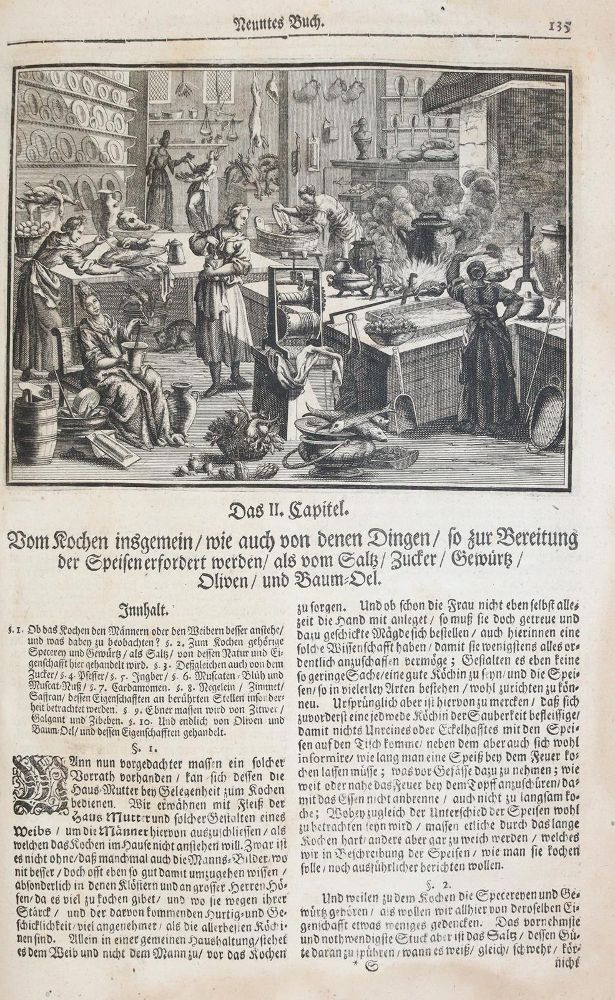 Große Abbildung Nr.2: 143-681 Florinus,F.P.: (Küche und Haushalt, Hausväterliteratur)