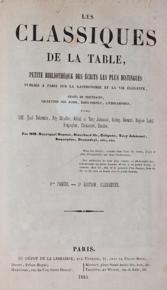 Große Abbildung Nr.3: 143-721 C(adet-Gassicourt,C.-L.).: (Küche und Haushalt, Kochbücher)
