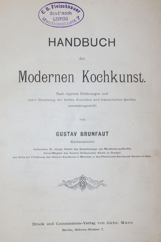 Große Abbildung Nr.1: 143-722 Cantate-Menü: (Küche und Haushalt, Kochbücher)