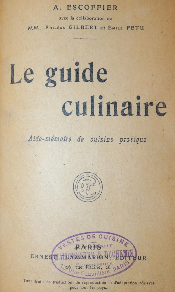 Große Abbildung Nr.1: 143-728 (Courchamps,M.C.de).: (Küche und Haushalt, Kochbücher)