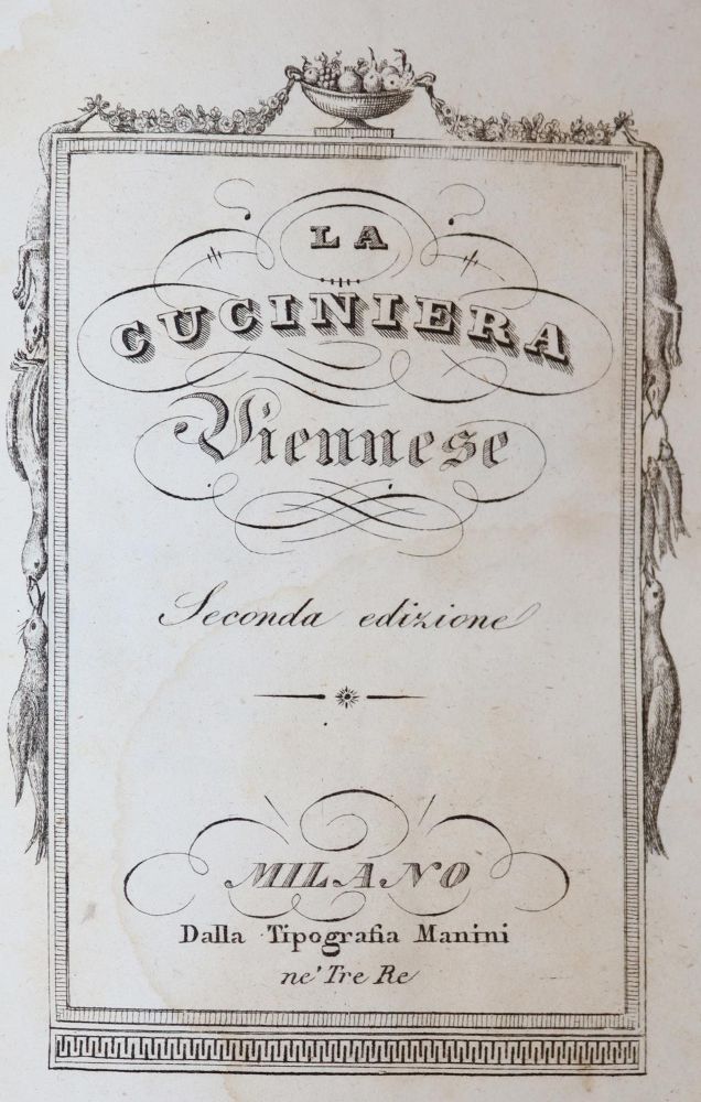 Große Abbildung Nr.6: 143-729 Cuciniera Viennese, La.: (Küche und Haushalt, Kochbücher)
