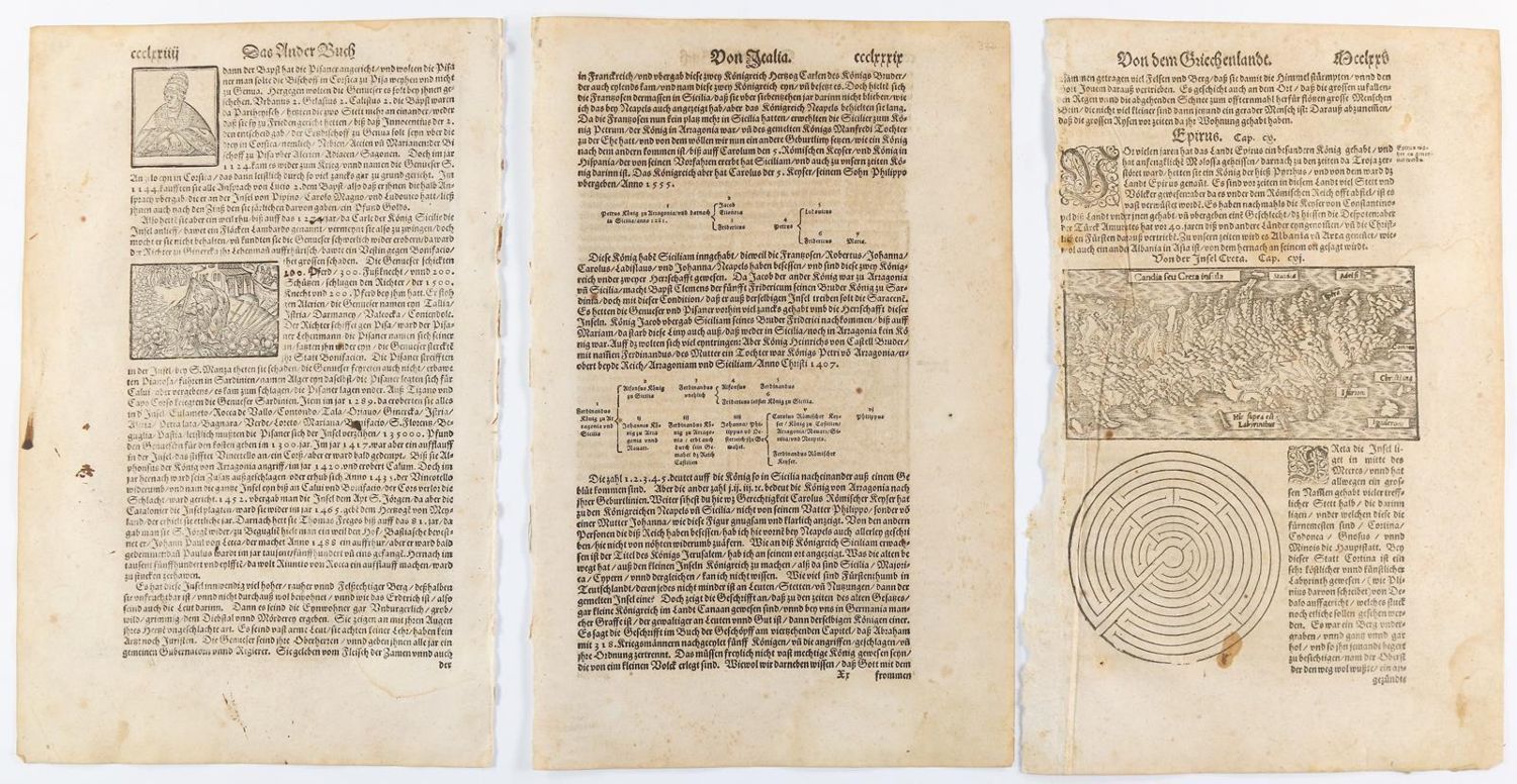 Große Abbildung Nr.1: 143-74 Münster, Sebastian: (Buchholzschnitte)