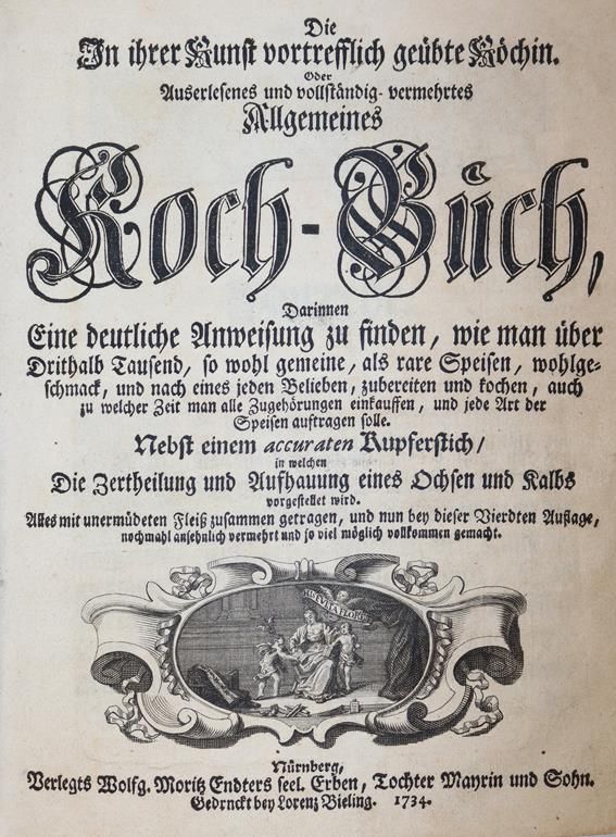 Große Abbildung Nr.1: 143-743 (Endter,S.M.).: (Küche und Haushalt, Kochbücher)