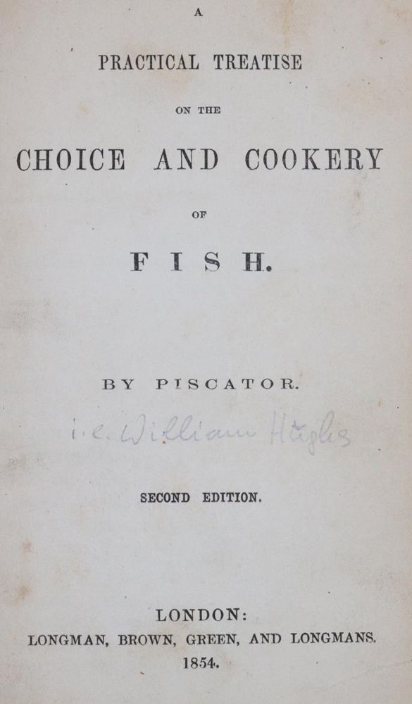 Große Abbildung Nr.1: 143-751 Piscator (d.i. W.Hughes).: (Küche und Haushalt, Kochbücher, Fischküche)