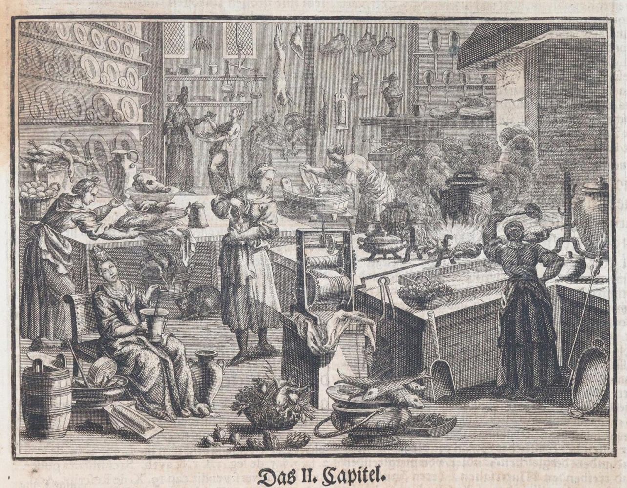 Große Abbildung Nr.1: 143-752 (Florinus,F.P.).: (Küche und Haushalt, Kochbücher)