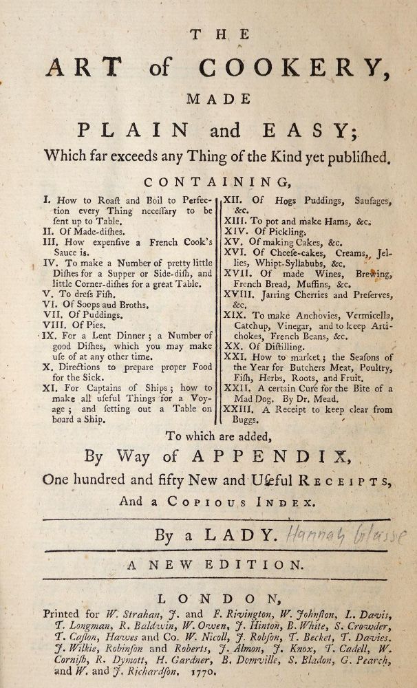 Große Abbildung Nr.1: 143-770 (Glasse,H.).: (Küche und Haushalt, Kochbücher)