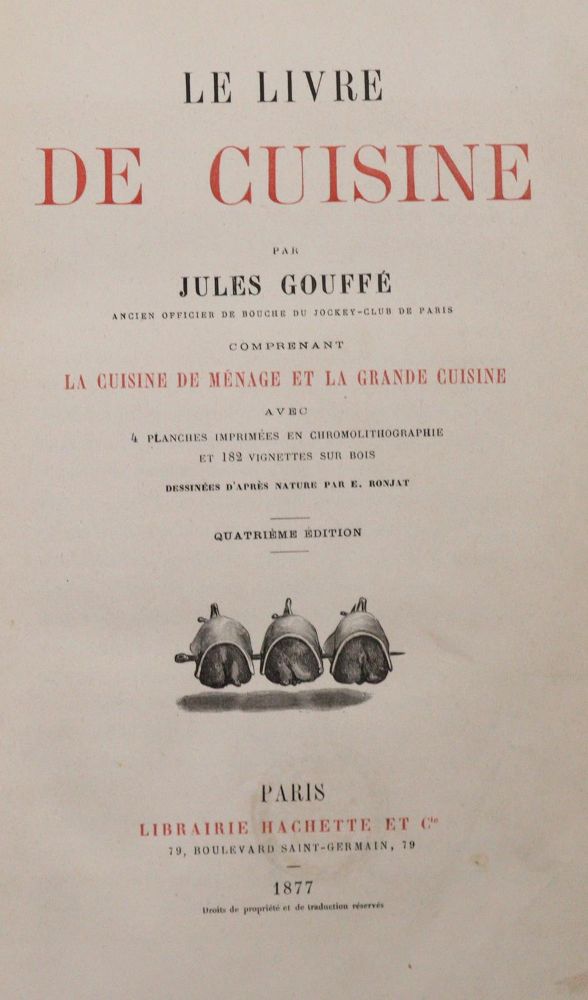 Große Abbildung Nr.2: 143-771 Gouffe,J.: (Küche und Haushalt, Kochbücher)