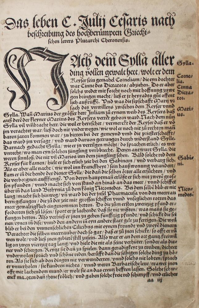 Große Abbildung Nr.4: 143-79 (Caesar, Gaius Julius.: (Alte Drucke, Handschriften und Theologie)