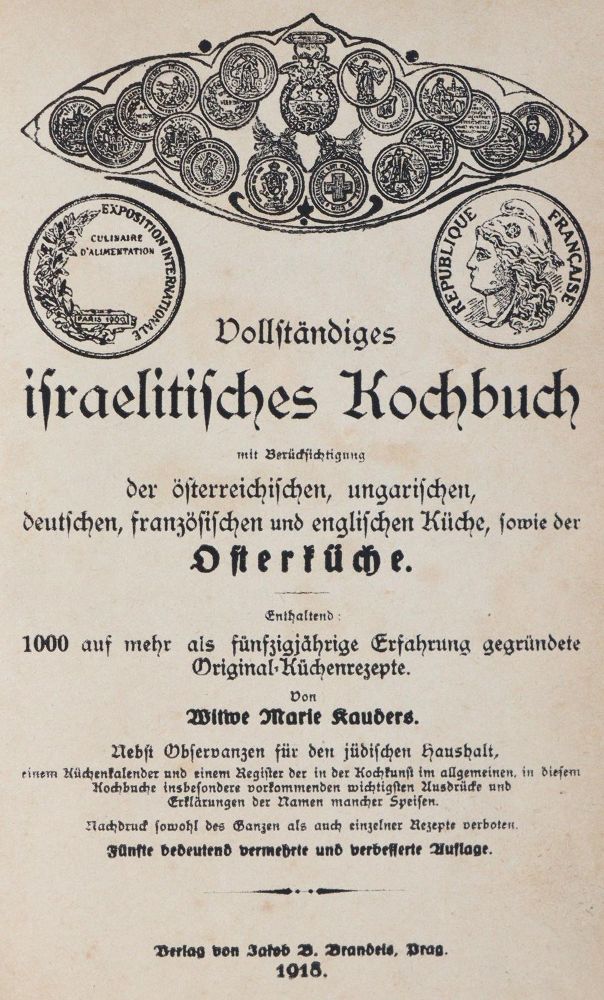 Große Abbildung Nr.3: 143-798 Hertz,R.: (Küche und Haushalt, Kochbücher, Jüdische Küche)