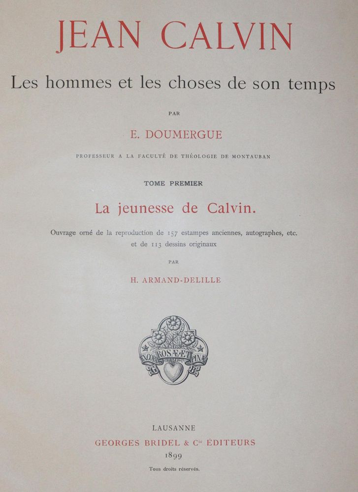 Große Abbildung Nr.1: 143-80 Doumergue,E.: (Calvin)